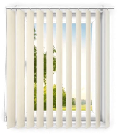 time4blinds - verticale lamellen - verduisterende lamellen voor kantoorwerkplekken en voor thuis - Slaapkamer Jaloezieën - Keuken Jaloezieën - 80x120 cm - Beige