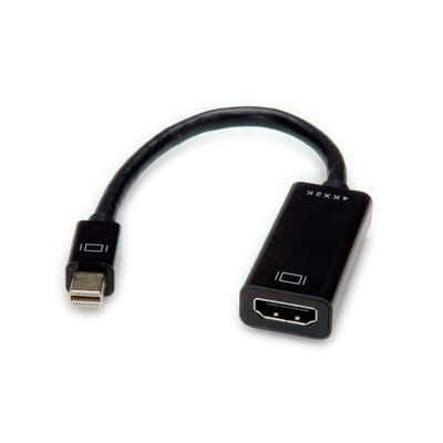 VALUE Mini DisplayPort - HDMI Adapter, v1.2, Mini DP Male - HDMI Female