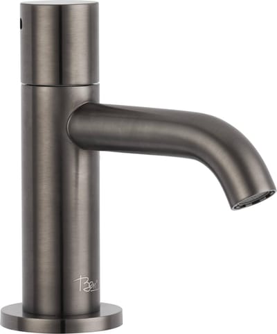Ben Lavion Fonteinkraan - 13.00 cm - Zwart - Messing - Toiletkraan - Koudwaterkraan - WC Kraan