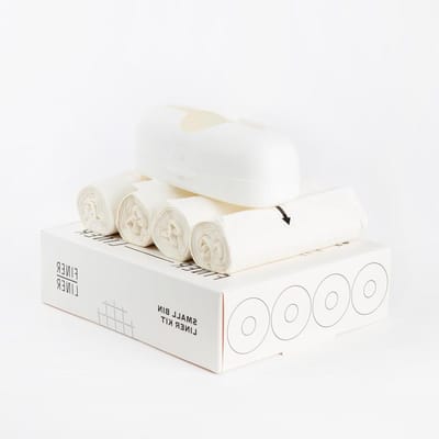 Afvalzakjes Set - Prullenbak Zakken - Hygiënisch Afval - Inclusief Dispenser - 40 Stuks - Wit