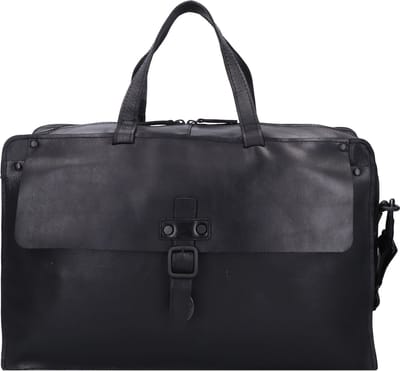 Harold's Maar Weekender reistas leer 42 cm - black