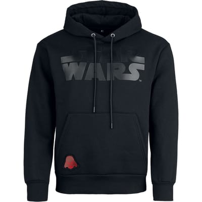 Star Wars - Disney Trui met capuchon - Heat Logo - Black On Black - S tot XXL - voor Mannen - zwart