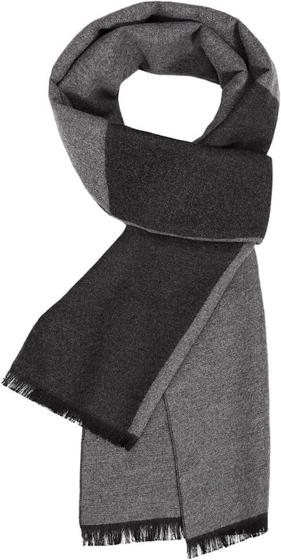 Heren Sjaal voor Winter - Zachte, Lange Sjaal met Tartan Patroon, Warm en Comfortabel, Casual en Elegant, 180 x 30 cm