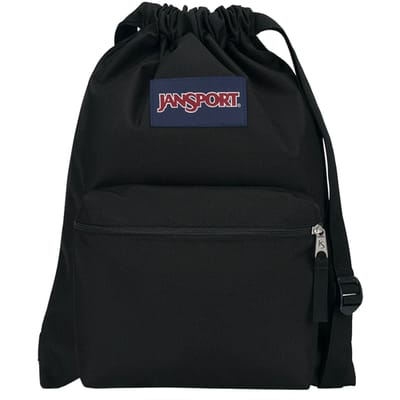 JanSport Drawsack Tas - BLACK