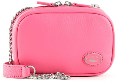 LACOSTE Schoudertas Origin Croc Square Crossover Bag Reseda Roze