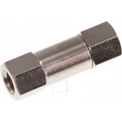 M5 Vernikkeld Messing Terugslagklep 10 bar (145 psi) NBR