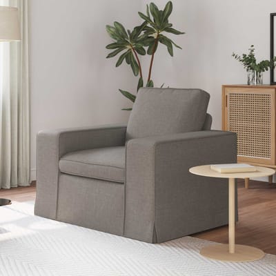 vidaXL - Bank - Taupe - 103 - x - 80 - x - 82 - cm - Stof