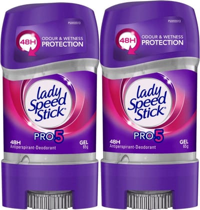 Lady Speed Stick Pro 5 in 1 Deodorant Gel Stick Vrouw - 2 x 65 g