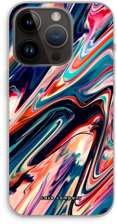 Case Company® - Hoesje geschikt voor iPhone 14 Pro hoesje - Quantum Being - Soft Cover Telefoonhoesje - Bescherming aan alle Kanten en Schermrand