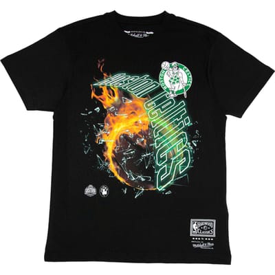 Mitchell And Ness Boston Celtics Hwc Blaze T-shirt Zwart