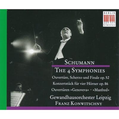 CD SCHUMANN, GEWANDHAUSORCHESTER LEIPZ - 4 Symfonieën / Ouverture, Scherzo U BC20162 Berlin Classics 2013 Japan Klassiek Gebruikt gray