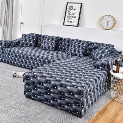 L-vormige hoek chaise longue bank Cubre bank elastische bankhoes stretch bankhoezen voor de woonkamer 2seater and 4seater