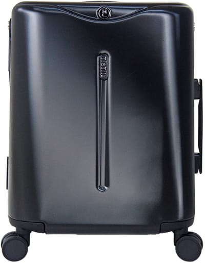 MiaMily Carry-On - Handbagage koffer - Ride-on voor kinderen - Met zitje tot 100kg - TSA slot - Midnight black