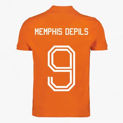 Oranje WK-EK Polo Shirt – Memphis Depils XS