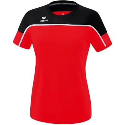 Erima Change T-Shirt Dames - Wit / Zwart / Rood | Maat: 36