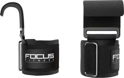 Focus Fitness - Lifting Hooks - Hook Grips - Lifting Straps - 2 stuks