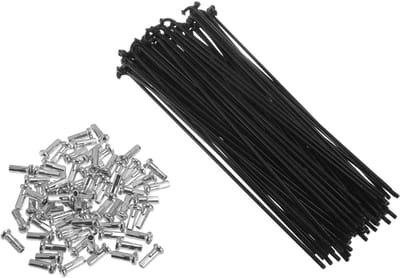 Fiets Spaken - Wiel Spaken - Fiets Wiel Reparatie - Carbon Staal Materiaal - 143mm - Zwart