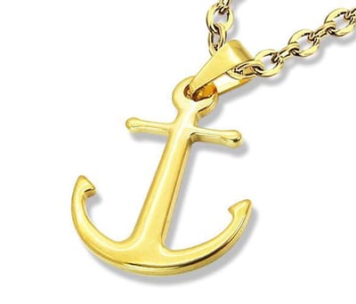 Amanto Ketting Aremi G - 316L Staal - Anker - 32x26mm - 60cm