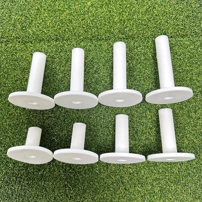 Golf Tees - Golf Accessoires - Golf Training - 8 Verschillende Hoogtes - 7.5 cm - Wit