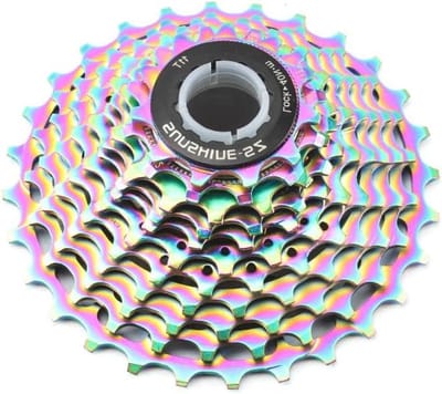 Fiets Cassette Vliegwiel - Gear Cassette Vrijloop - Fietsen Onderhoud - Hol Ontwerp - 11-36T - Kleurrijk