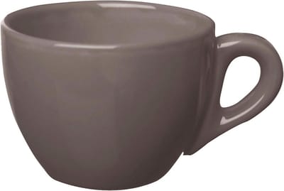 Koffiekop - Espressokop - Genieten van koffie - Zonder schotel - 70 ml - Grijs