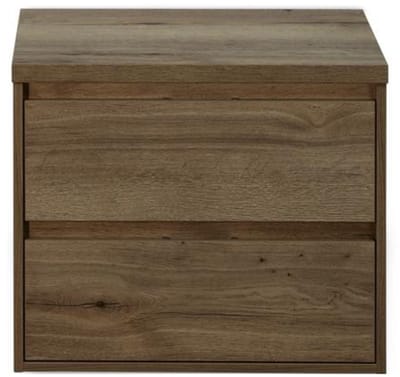 Porto Badmeubelset 70 cm - Tabacco - Wastafelbovenblad Tabacco