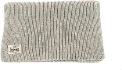 Gebreide Sjaal - Knit Scarf - Warm Blijven - Katoen - One Size - Smoked Pearl