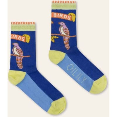Oilily Mangalore Sokken- maat26-28 Amparo Blauw