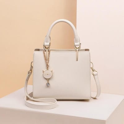 Dames Crossbody Vrouwelijke Voorhuid Emmer Tas Premium Gevoel Schouder Mama Tote beige