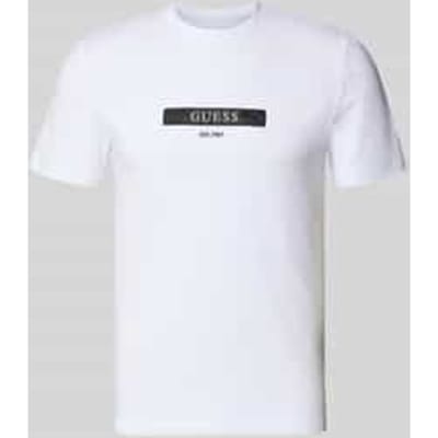 T-shirt met labeldetail