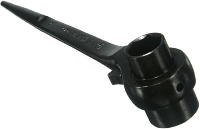 Professionele Ratchet Podger Tensioner voor Steigerbouw - Stalen Montagegereedschap met Dubbele Steeksleutel 19x21mm voor Efficiënt Werken