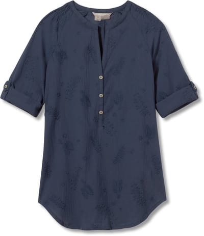 Royal Robbins Oasis Tunic II 3/4 Sleeve - Outdoorblouse - Dames - Blauw - Maat M