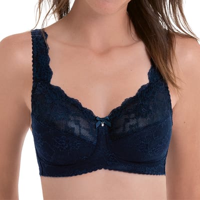 RosaFaia Beautyfull Bobette Comfort Bh zonder Beugel 5292 Marine Blauw - maat EU 85B / FR 100B
