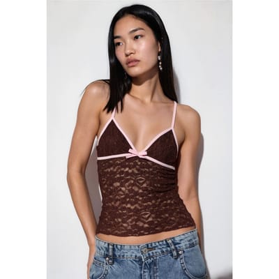 Fitted Cut-out Cami Top