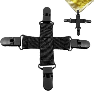 Beddengoed Organizer - Dekbed Clips - Kreukvrij Wassen - 4-delig Systeem - 15x15 cm - Meerdere Kleuren