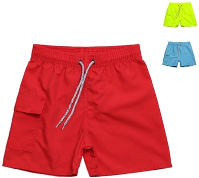 NiSy.nl Zwembroek Zomer Rood | Zwemshort | Jongens | Boardshort | Maat 98/104