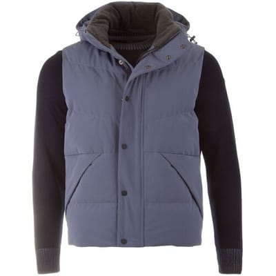 Paul & Shark Body-Warmer Typhoon Re-4X4 Stretch Re-Goose Down Vintage Indigo / male