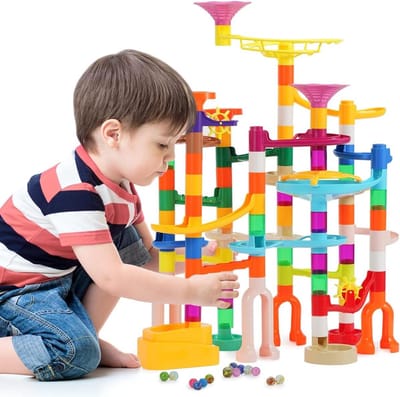 Knikkerbaan Set - Marble Run - Educatief Spelen - 166 Stuks - 30.5 cm Hoog - Multicolor