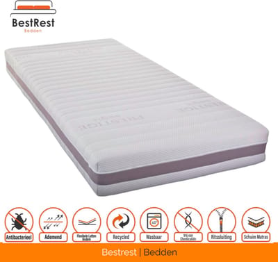 Prestige Pocket Aegis 500 - Koudschuim HR - Koudschuim matras circa 21cm dik - 70x200cm
