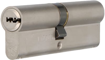 2 stuks - S2 veiligheidscilinder F6 40/45 SKG 2, dubbele profielcilinder (verschillend sluitend)