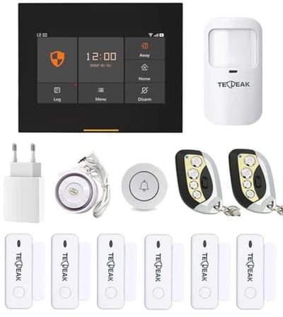 Draadloos alarmsysteem voor thuis met wifi/GSM-alarmset en sirene-beveiliging