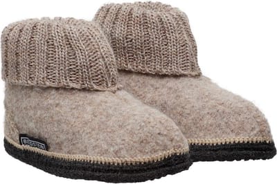 Bergstein Cozy Sloffen - Pantoffels voor dames, heren en kinderen - 100% Zuiver scheerwol - Beige