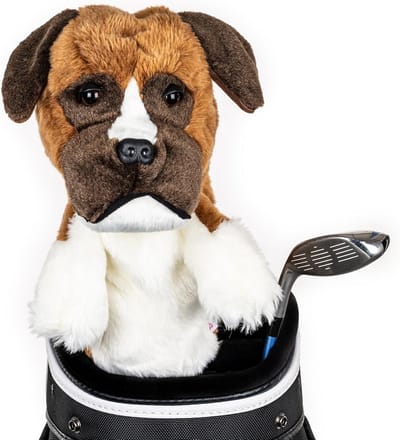 Golfclubhoes Boxer Hond - Hoogwaardige Beschermhoes voor Golf Driver