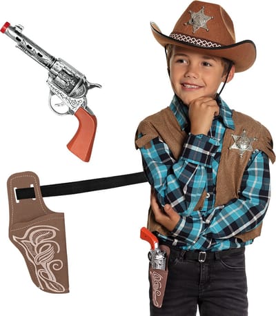 Boland - Set kind Cowboy - Kinderen en volwassenen - Unisex - Cowboy - Cowboy - Indiaan