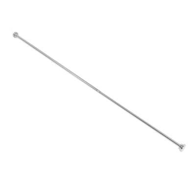 100cm Douchegordijnstang Zonder Boren Spanning Kledingstang Roestvrij Staal Telescopische Gordijnstang voor white