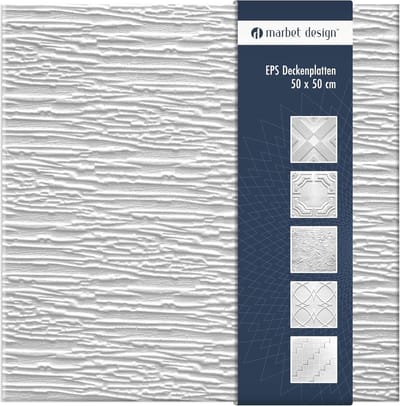 Plafondplaten Piepschuim - Plafondpanelen Decoratie - Ruimte Verfraaien - Warmte Geluidsisolatie - 10 m2 Pakket - Wit