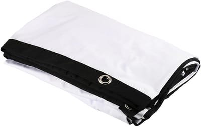Projectiescherm - Filmscherm Beamer - Buitenbioscoop Thuis - Opvouwbaar Dik Materiaal - 70 Inch 16:9 - Wit