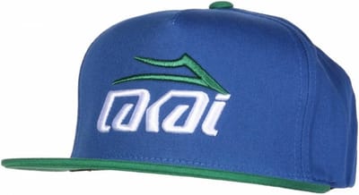 Lakai - Unisex - Essential Snapback - Blauw/Groen