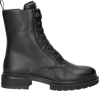 Mexx Enkellaars Holea Glad Zwart Dames - Maat 39