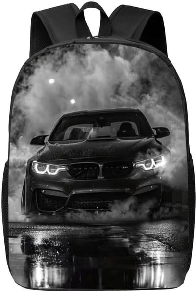 Auto Rugzak | BMW Rugzak | Stoere Rugzak | Gave Rugzak voor Kinderen | Jongens schooltassen | grote schooltas | 20 liter